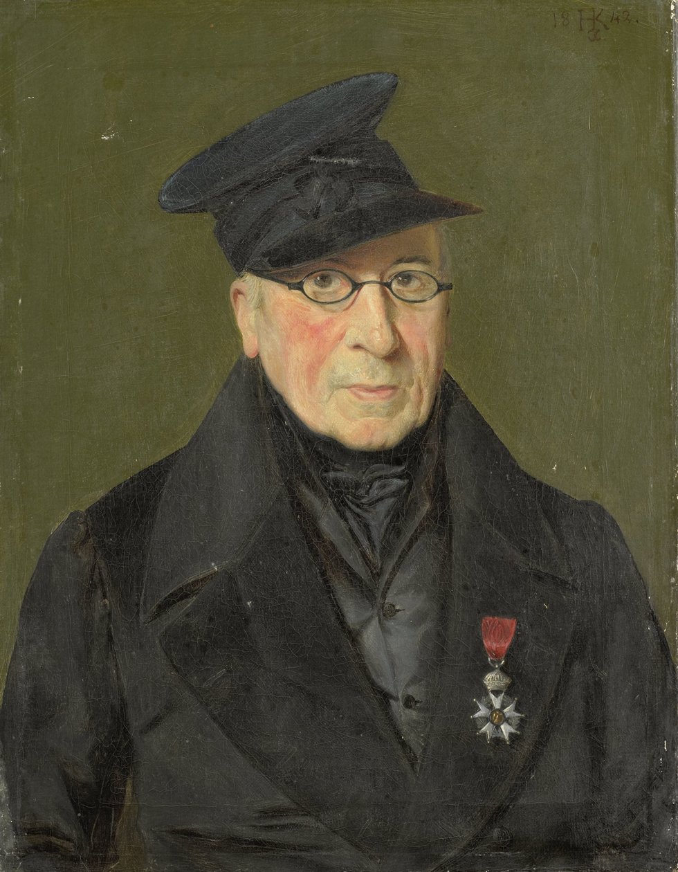 Pieter Janson (1765-1851). Malíř a lept, major z Cussiers mimo provoz od Monogrammist HK (Nederland)