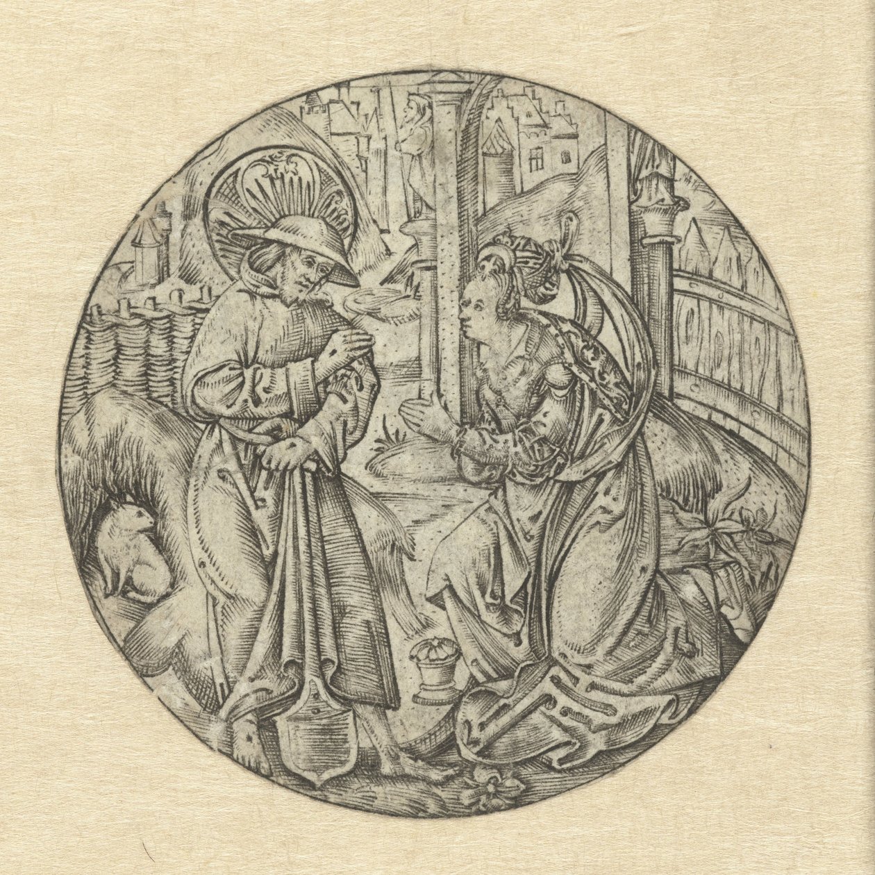 Kristus se zjevuje Marii Magdaleně Noli me tangere od Monogrammist S