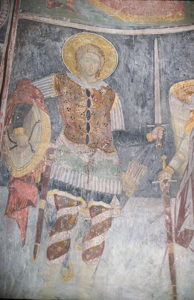 Freska sv. Prokopa v kostele, 1413-17 od Morava School
