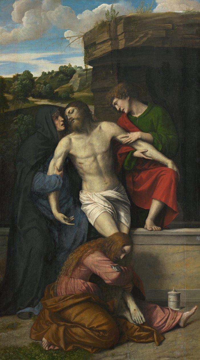 Pohřeb Krista od Moretto da Brescia  
