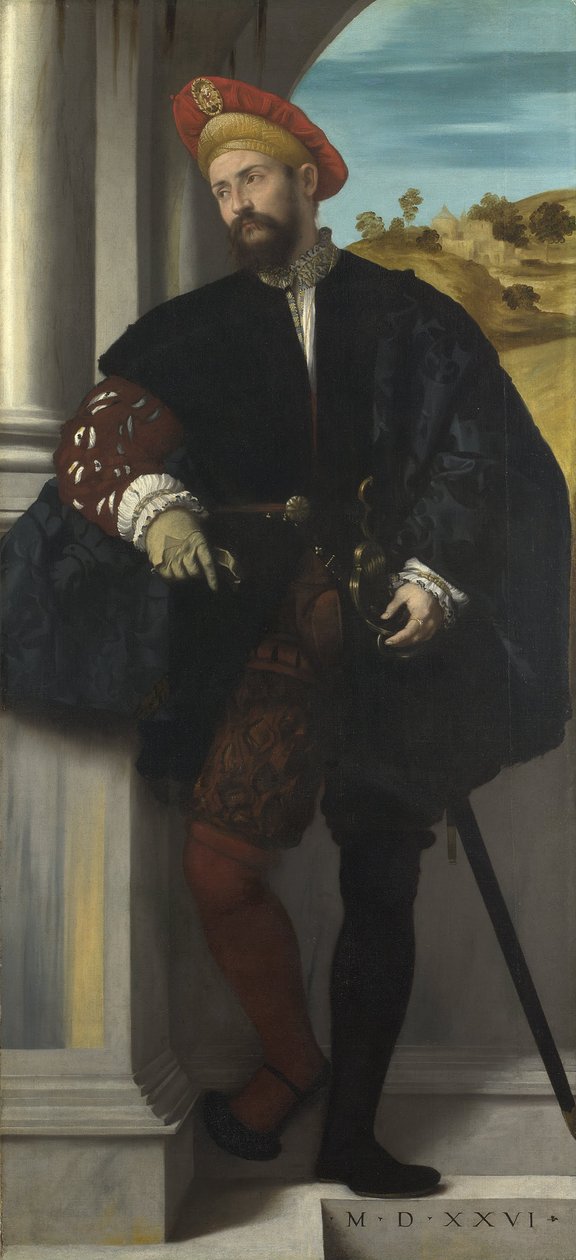 Portrét muže od Moretto da Brescia