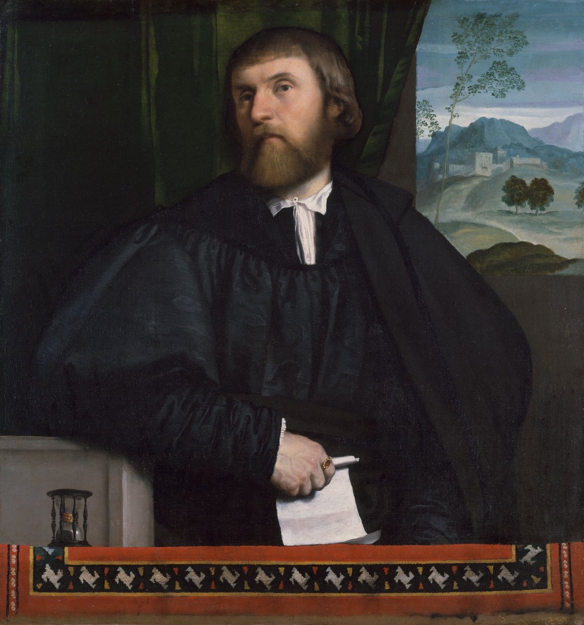 Portrét muže, kolem 1520-25 od Moretto da Brescia