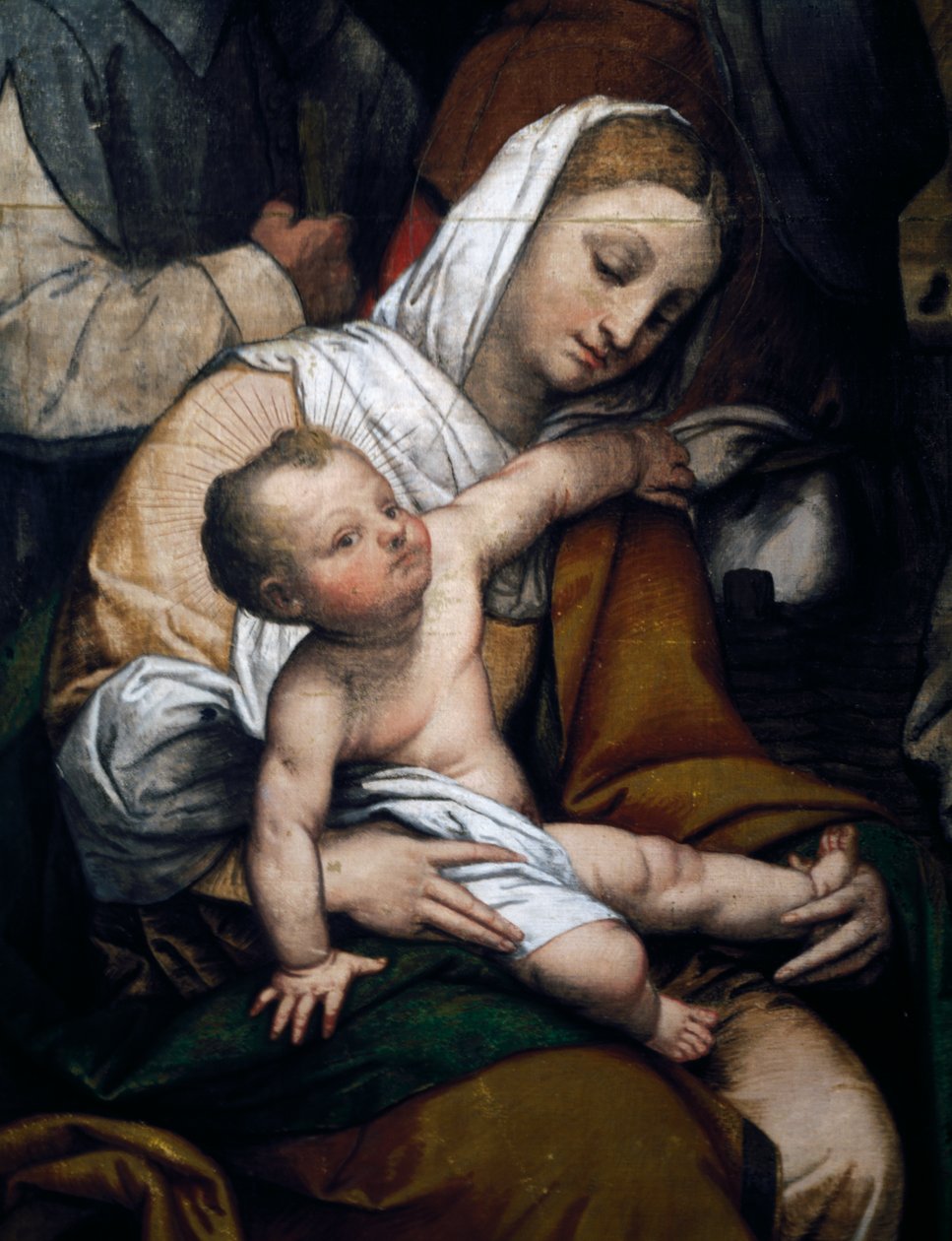 Narození nebo Klanění pastýřů od Moretto da Brescia