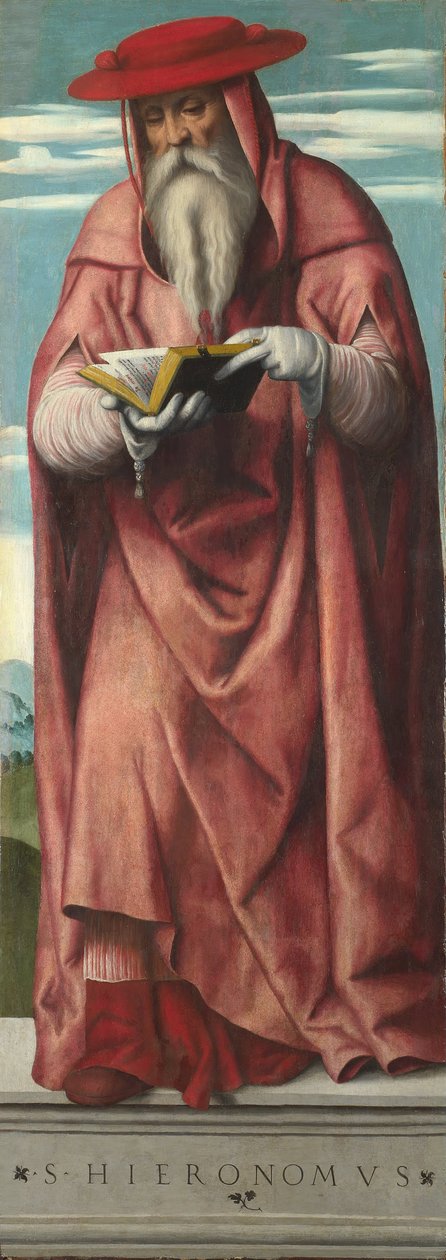 Svatý Jeroným od Moretto da Brescia