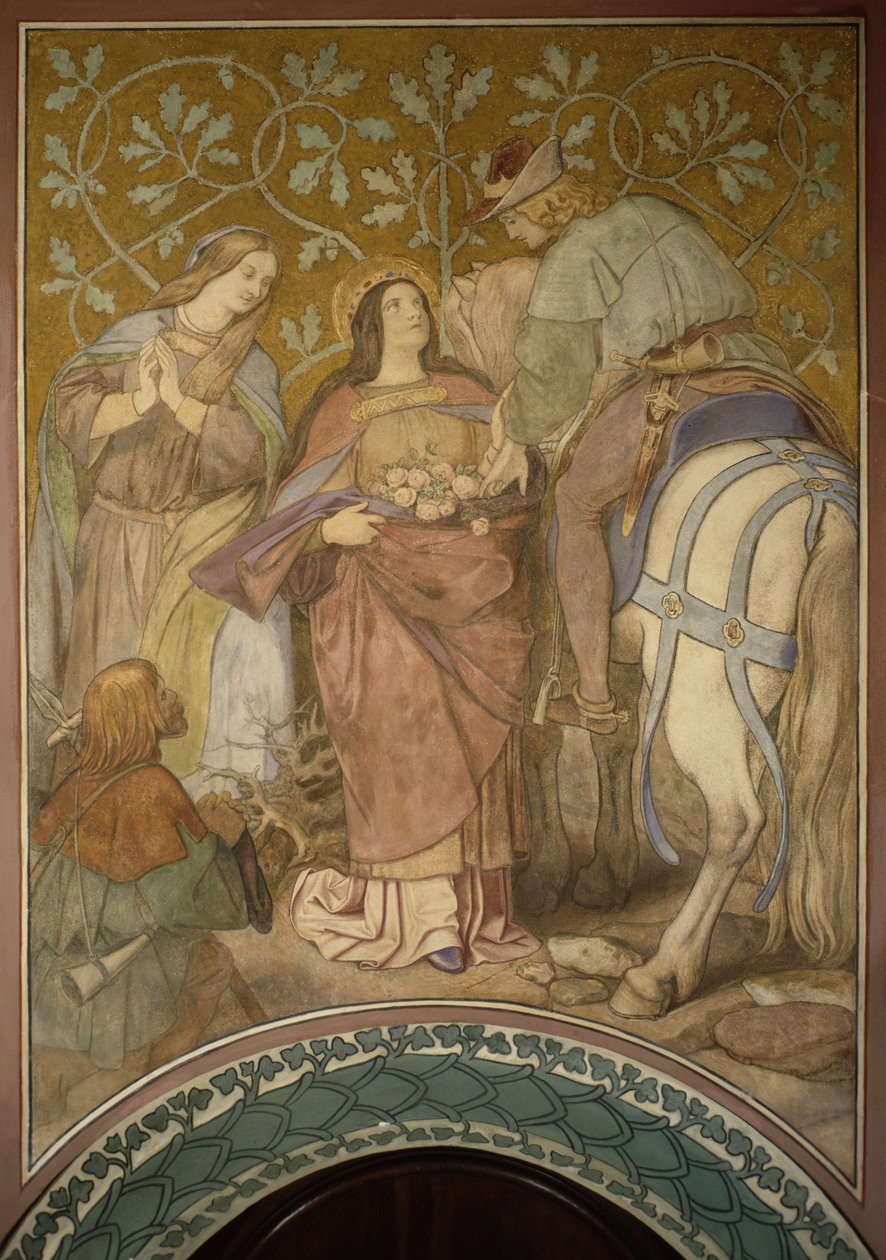 Růžový zázrak, kolem roku 1855 od Moritz Ludwig von Schwind