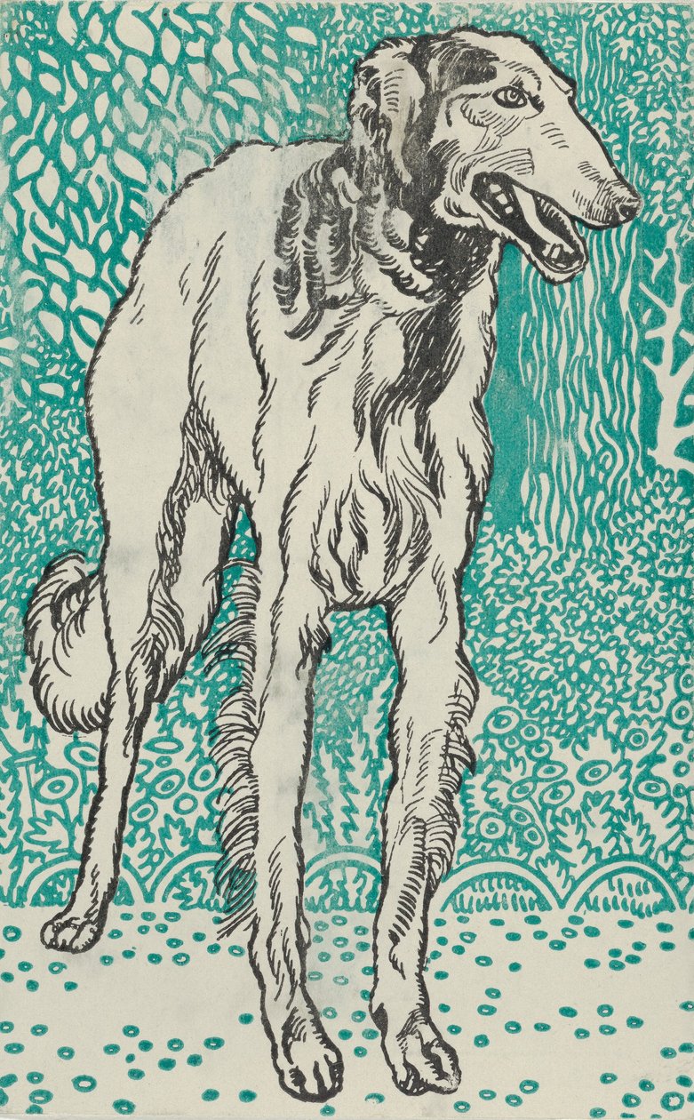Greyhound, 1912. od Moritz Jung