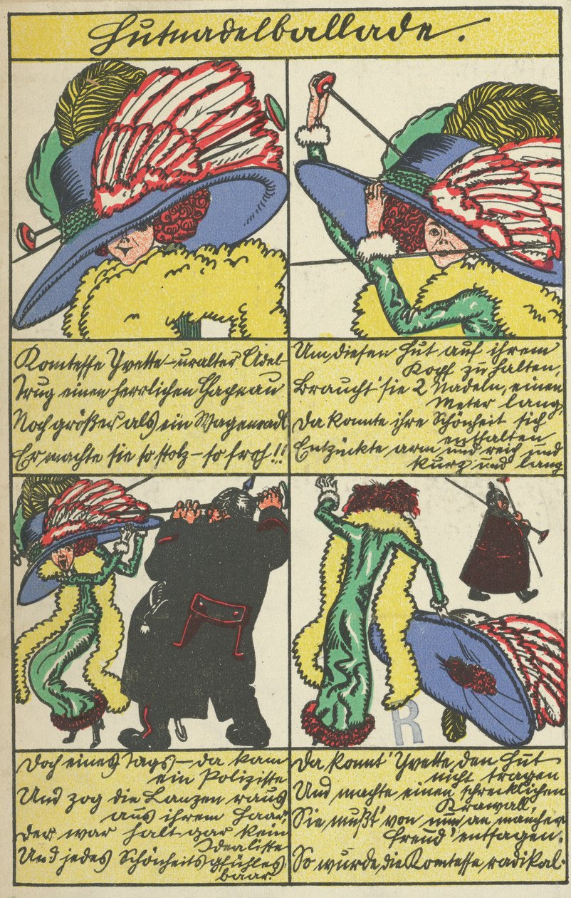 Hatpin Ballad Hutnadelballade, 1911. od Moritz Jung