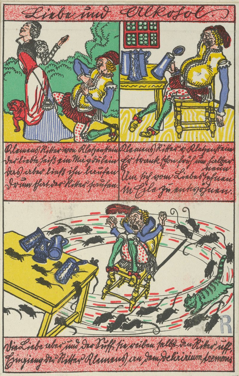 Láska a alkohol Láska a alkohol, 1911. od Moritz Jung