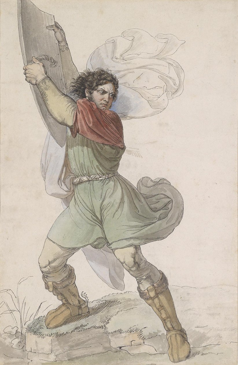 Moritz Michael Daffinger Wilhelm Tell od Moritz Michael Daffinger