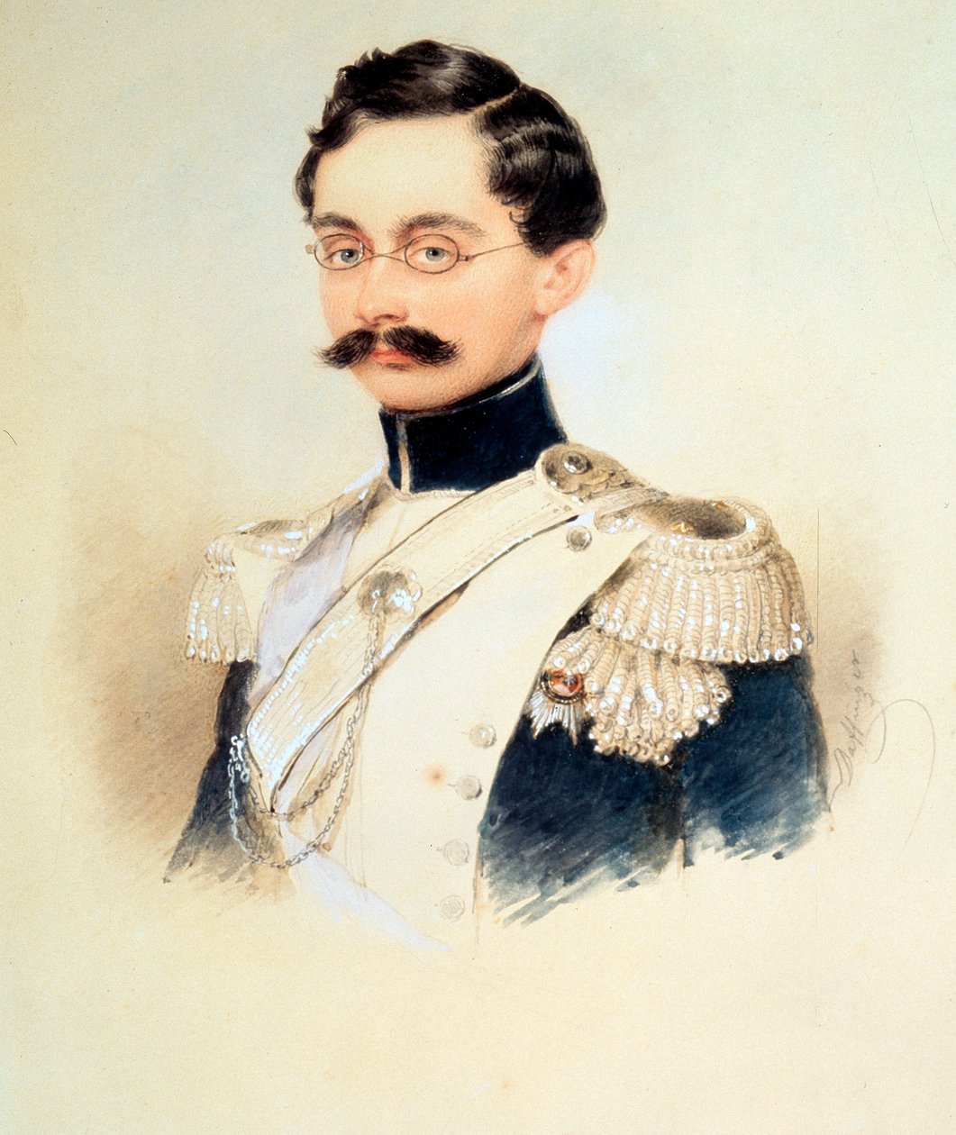 Portrét Adolfa I., vévody z Nassau, velkovévody lucemburského 1817-1905, 40. léta 19. století. od Moritz Michael Daffinger
