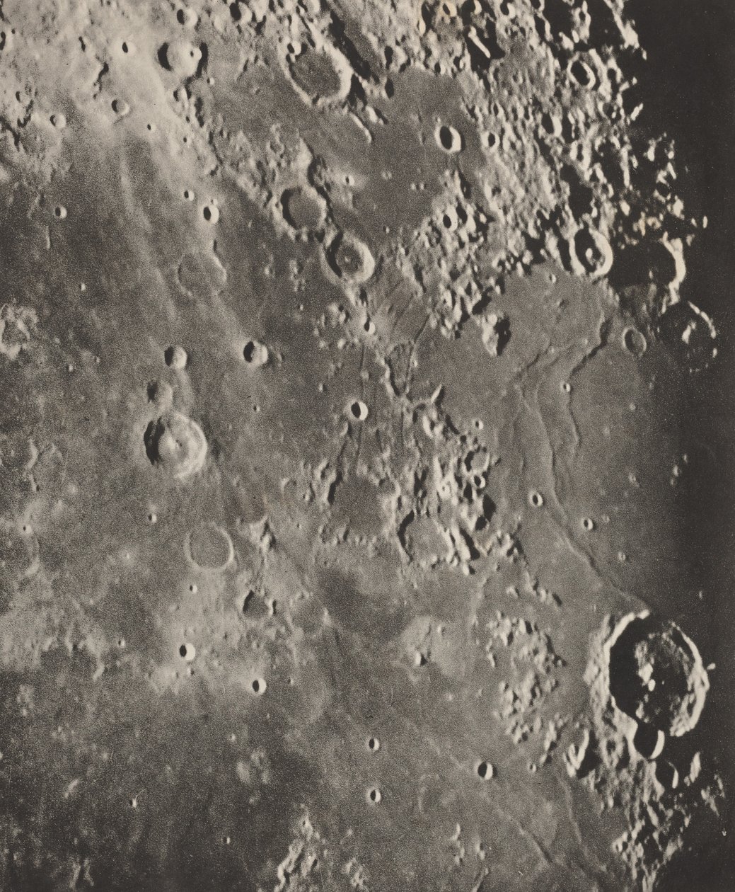 Fotografie Lunar Capuanus - Bouillaud - Gassendi, 1896 (foto) od Moritz & Puiseux Pierre Henri (1855-1928) Loewy