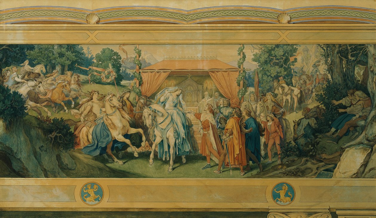 Krásná meluzína: III. Nevěsta od Moritz Ludwig von Schwind