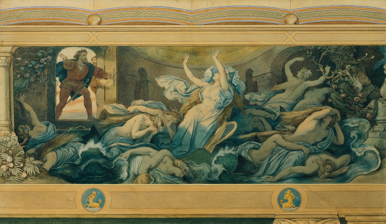 Krásná meluzína: VIII. Porušení přísahy od Moritz Ludwig von Schwind