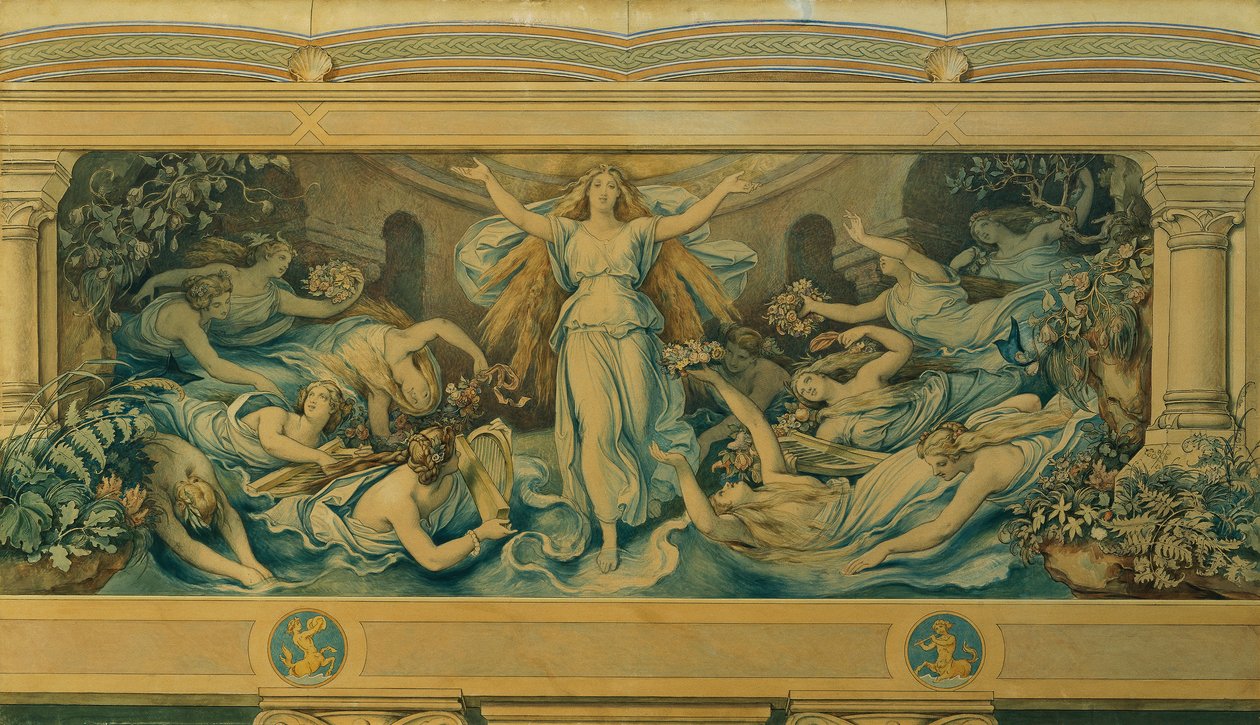 Krásná meluzína: V. Svatyně od Moritz Ludwig von Schwind