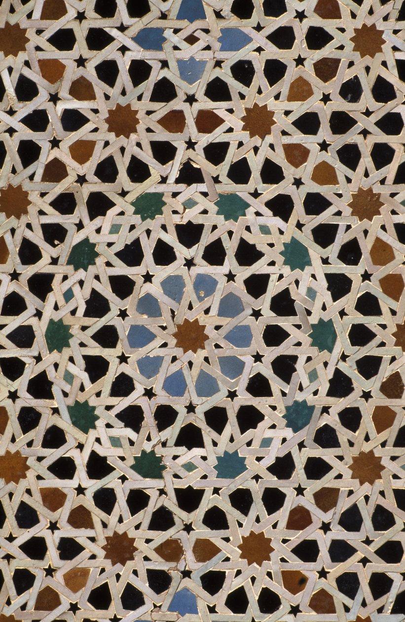 Bou Inania Madrasa, obklady zellij (keramika) od Moroccan School