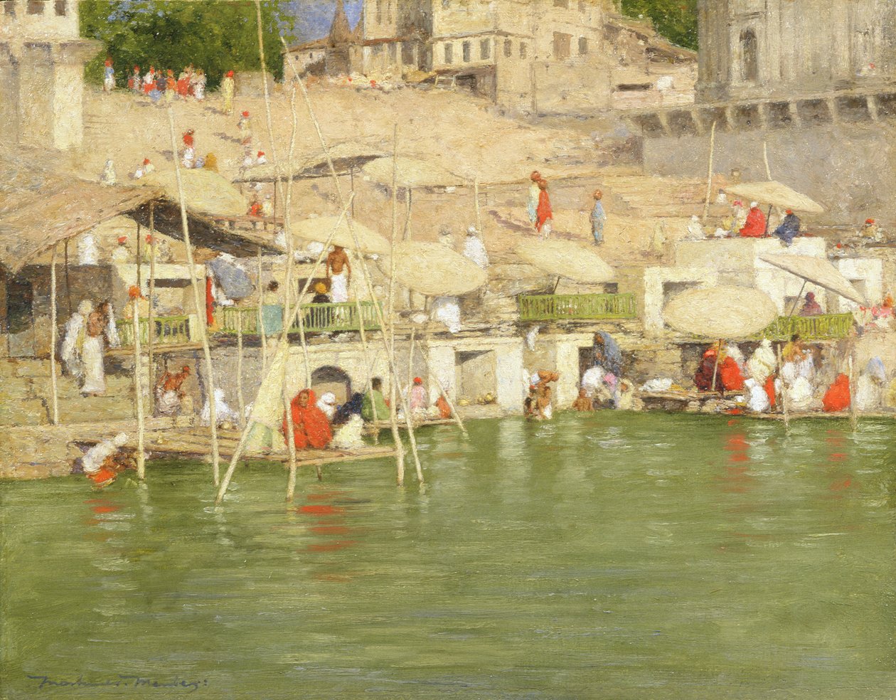 Benares, kolem roku 1901 od Mortimer Ludington Menpes