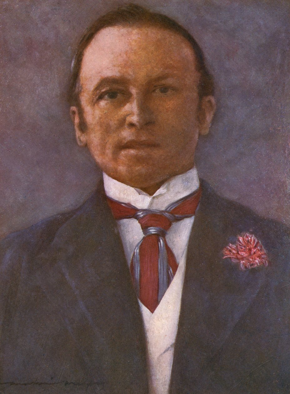 George Curzon, 1. markýz Curzon z Kedlestonu od Mortimer Ludington Menpes