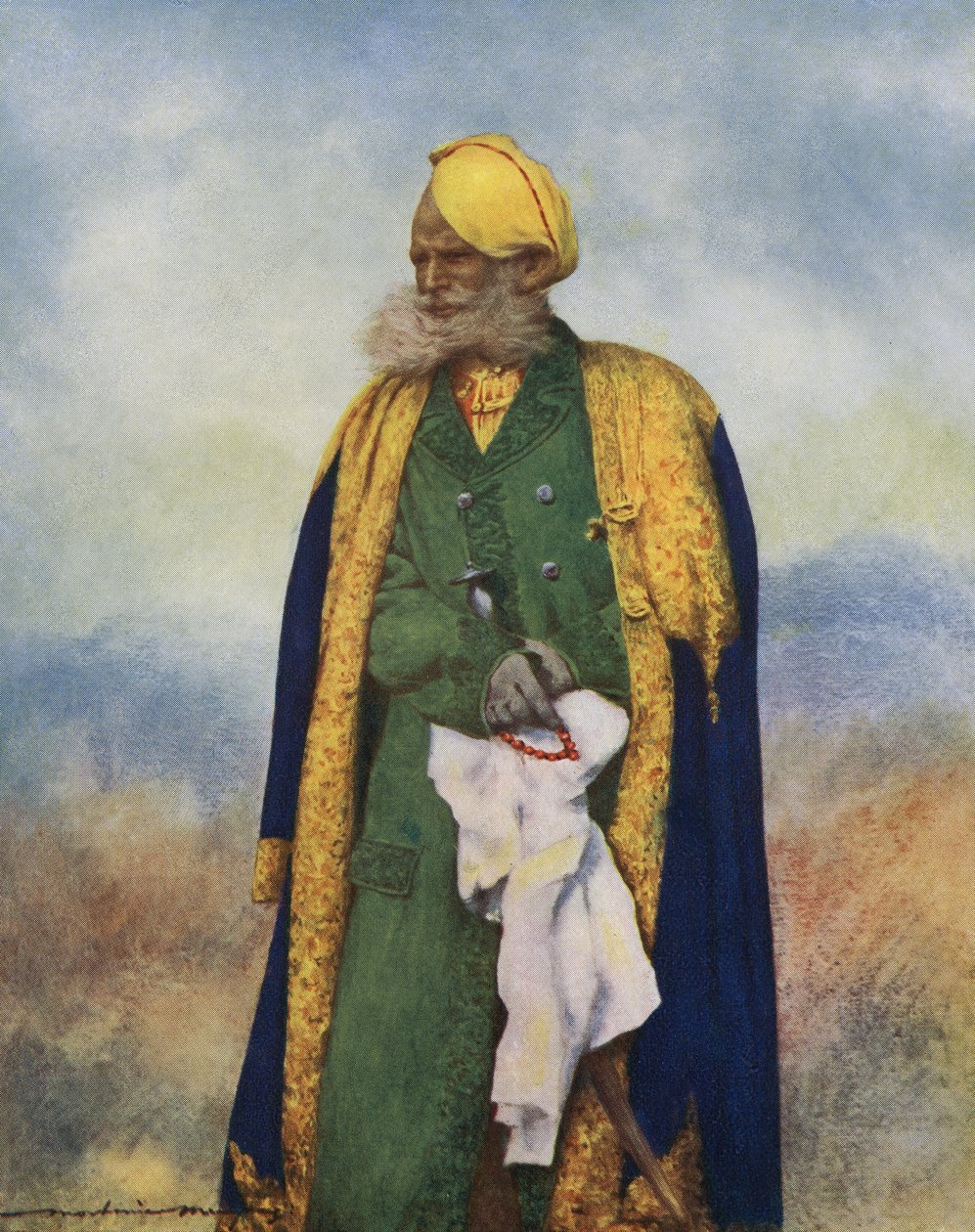 Rajput z Rajgarhu od Mortimer Ludington Menpes