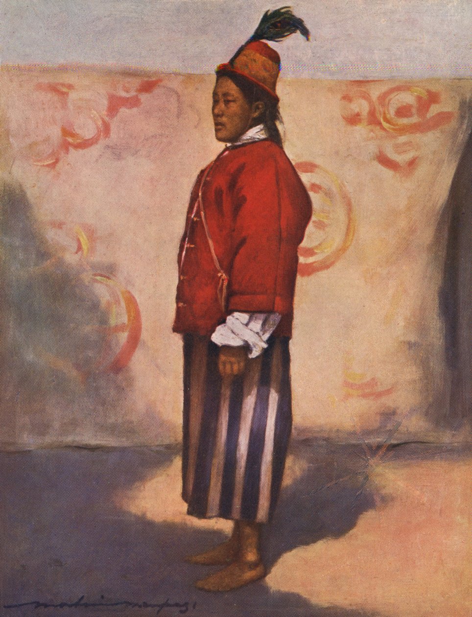 Voják maharádže ze Sikkim - 19. století od Mortimer Ludington Menpes