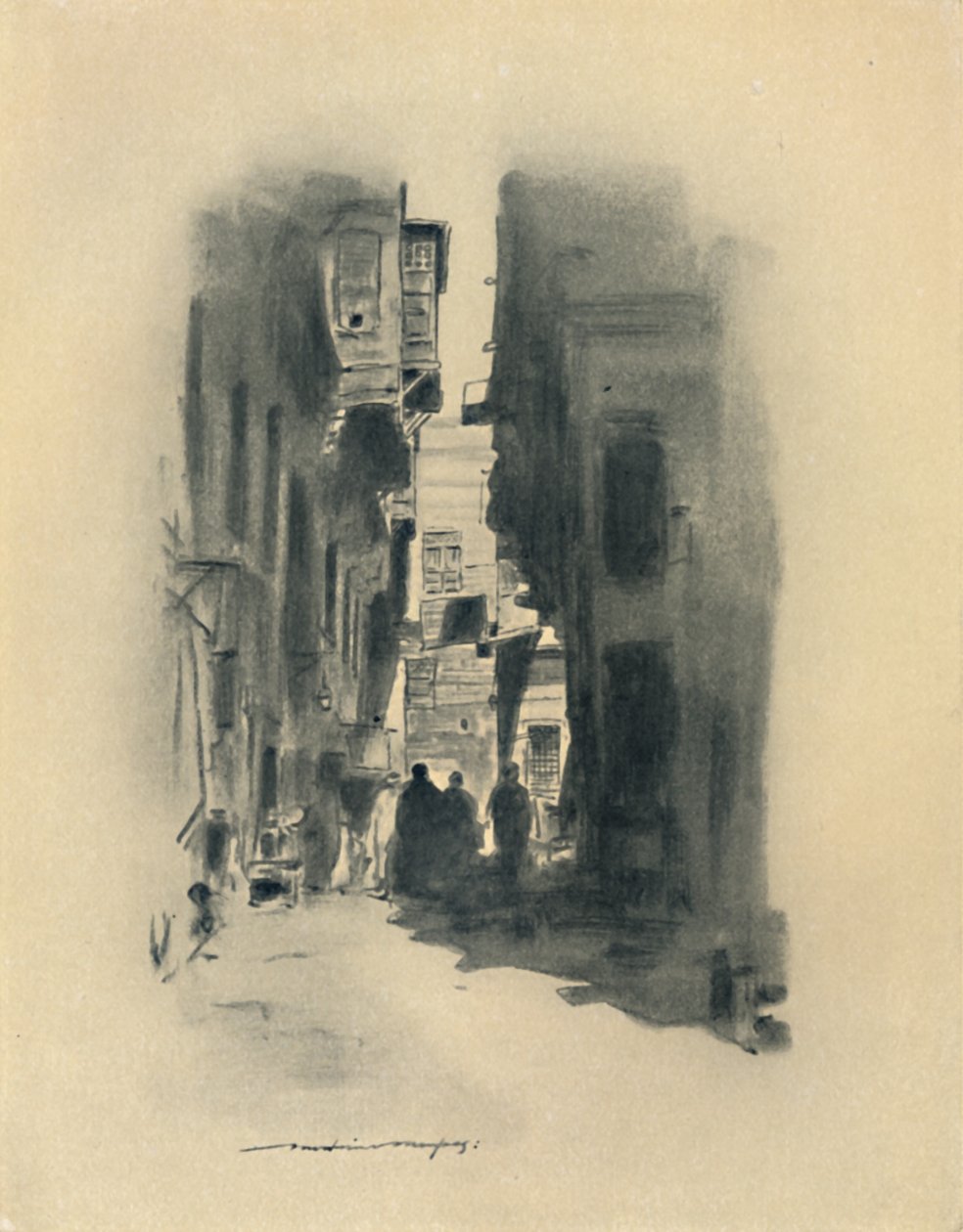 A Cairo Street, 1903 od Mortimer L Menpes