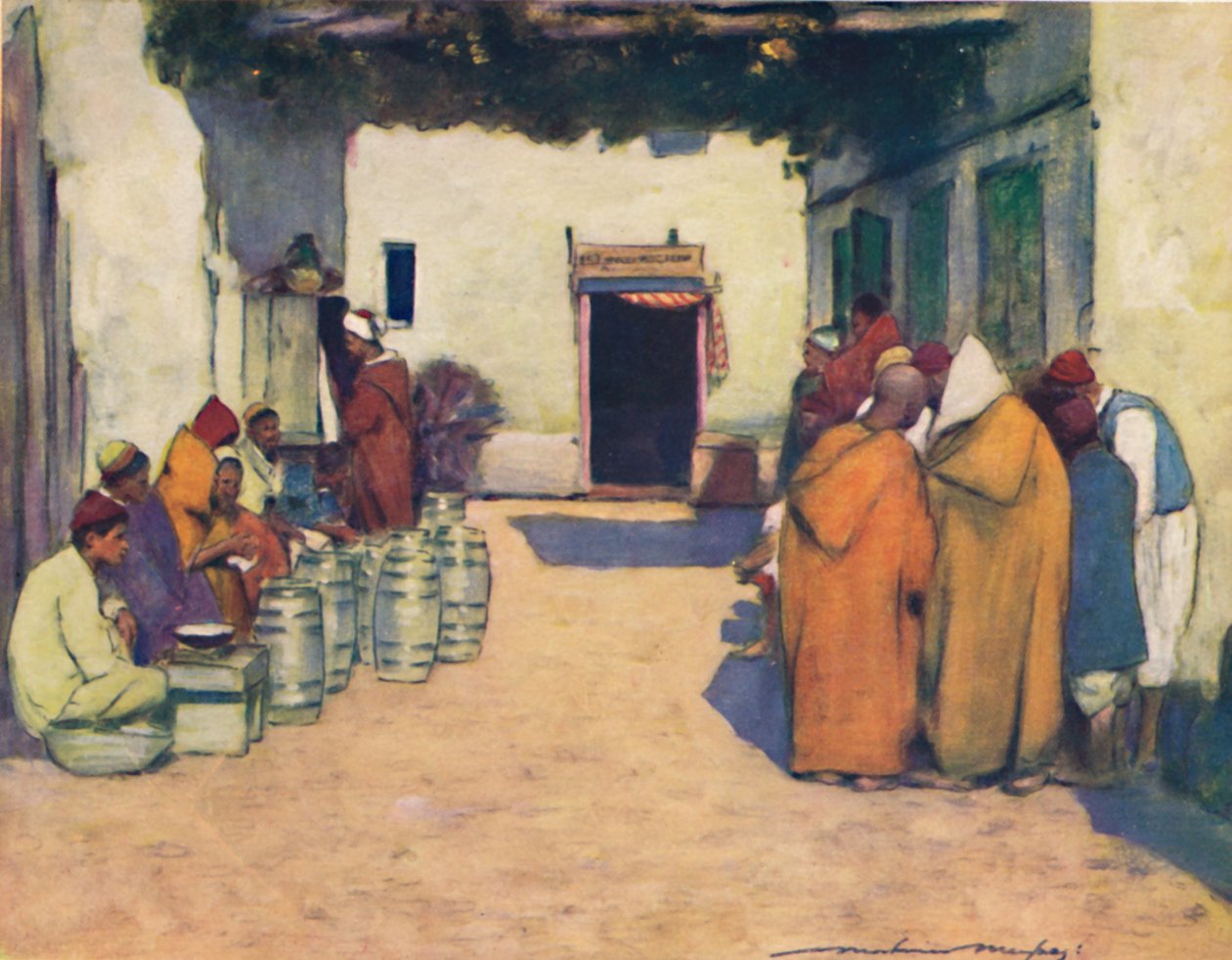 A Courtyard, 1903 od Mortimer L Menpes