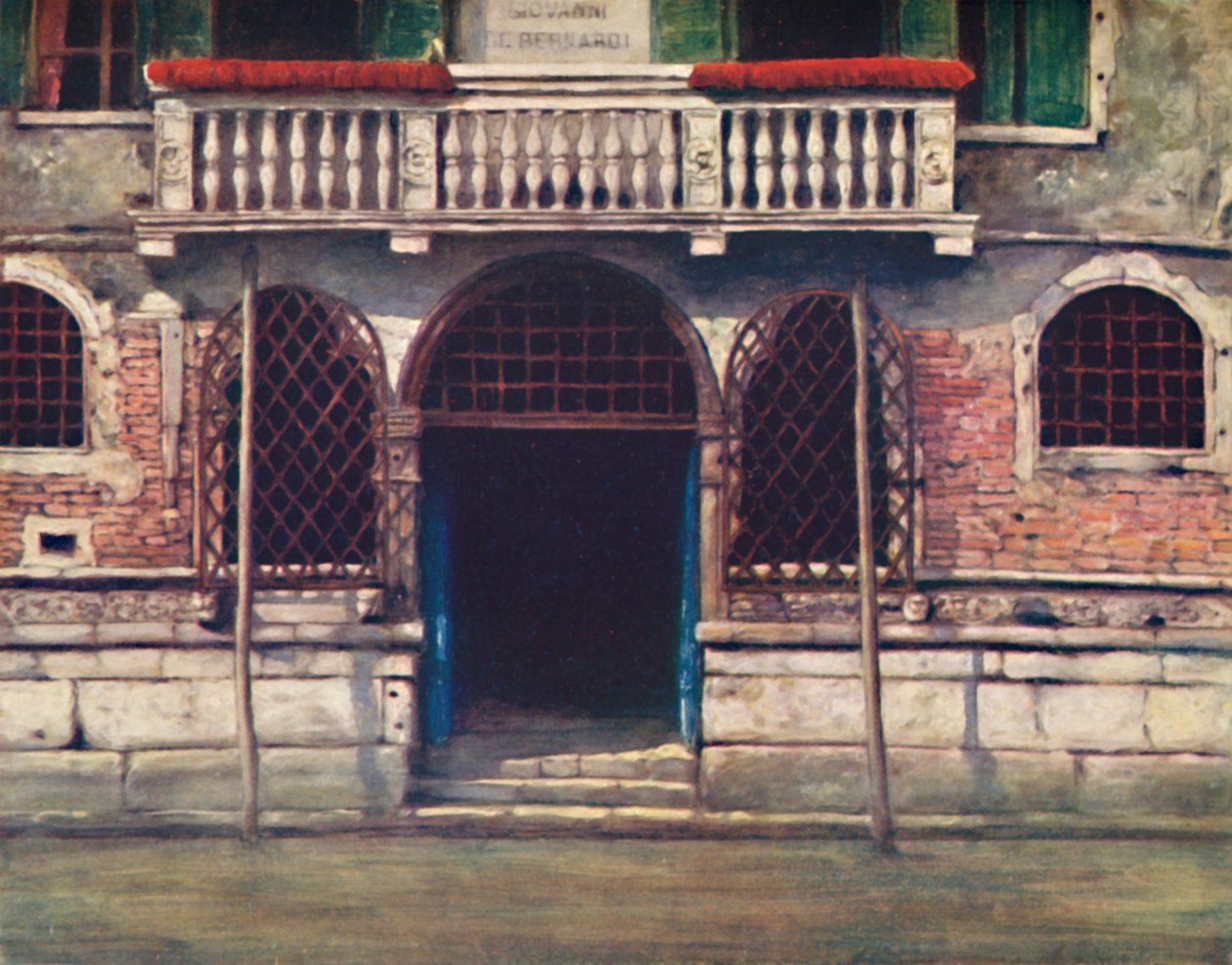 "Dveře, Benátky", 1903 od Mortimer L Menpes