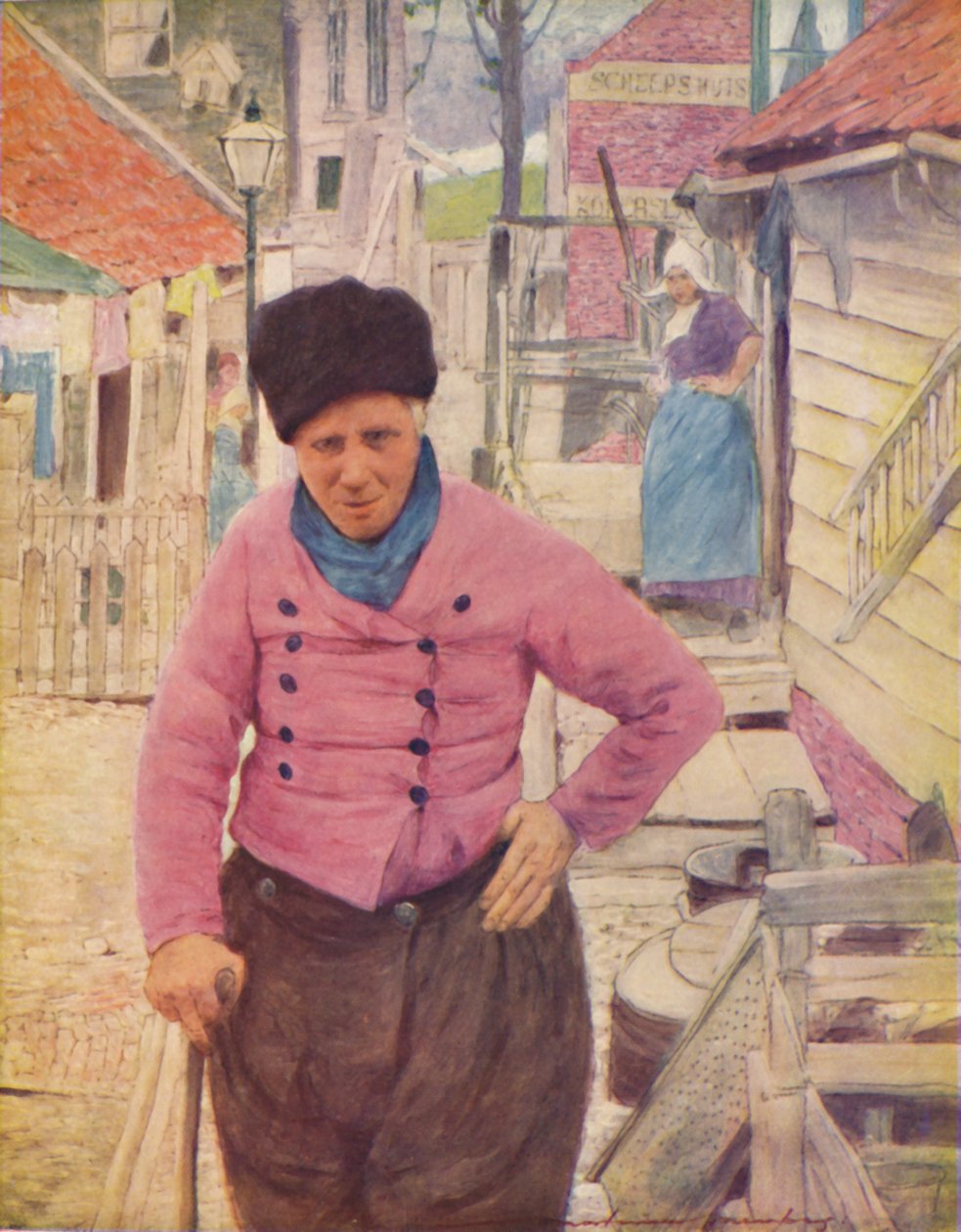Holandský rybář, 1903 od Mortimer L Menpes