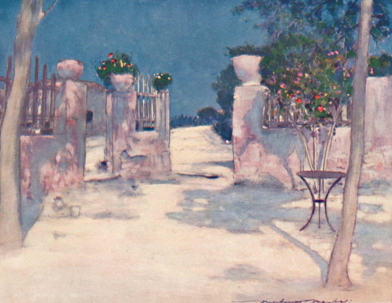‚Zahrada, Atény‘, 1903 od Mortimer L Menpes