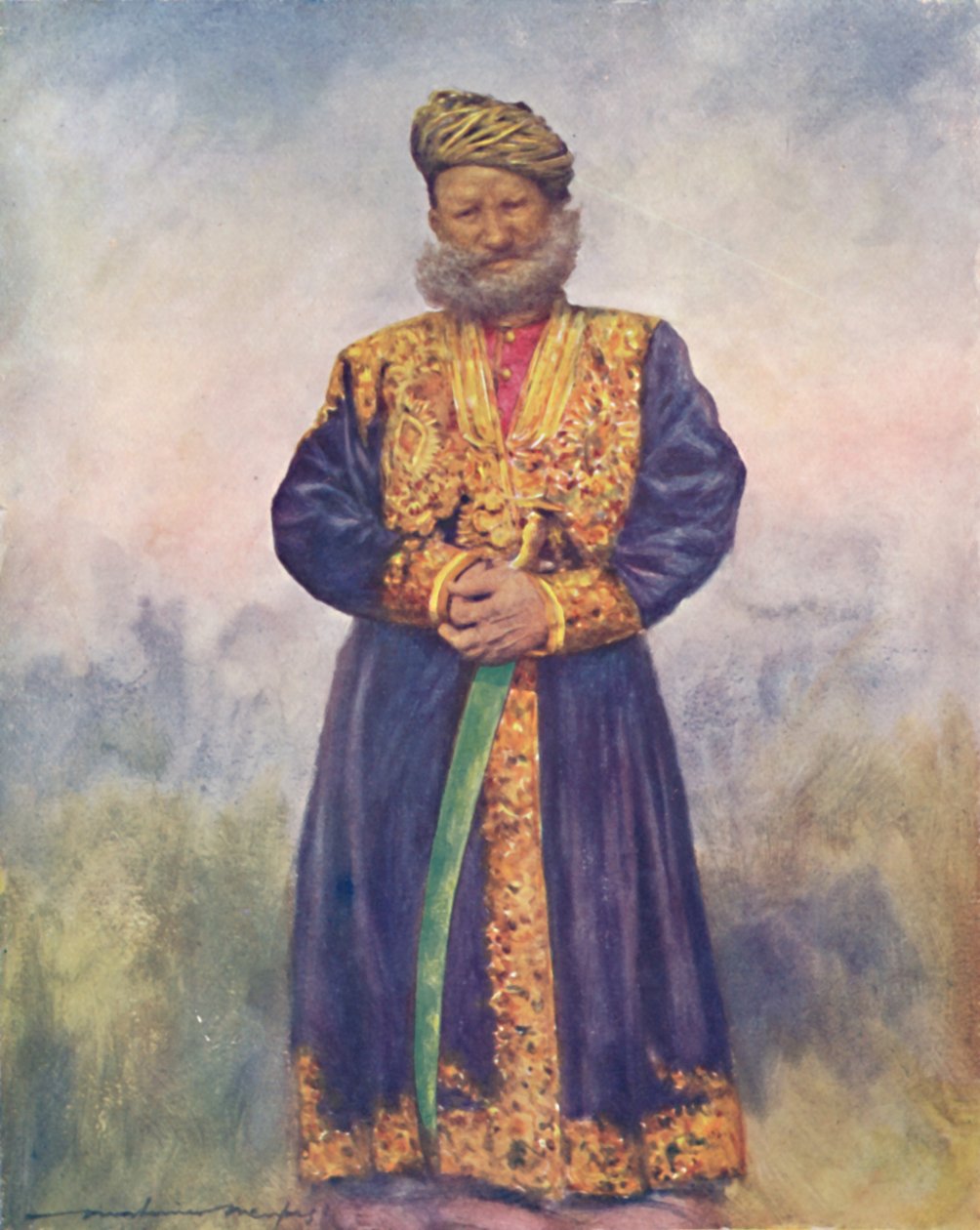 Rajput of Rajgarh, 1903 od Mortimer L Menpes