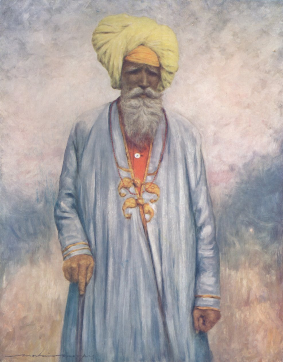 „Zadržovatel maharadžy z Cutche“, 1903 od Mortimer L Menpes