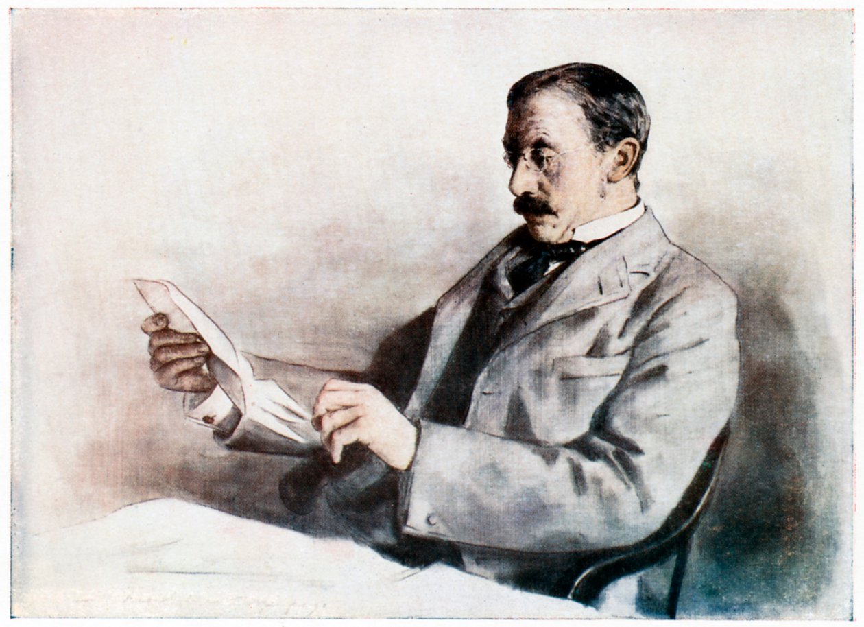 Alfred Milner, 1. vikomt Milner, britský státník, počátek 20. století od Mortimer L Menpes