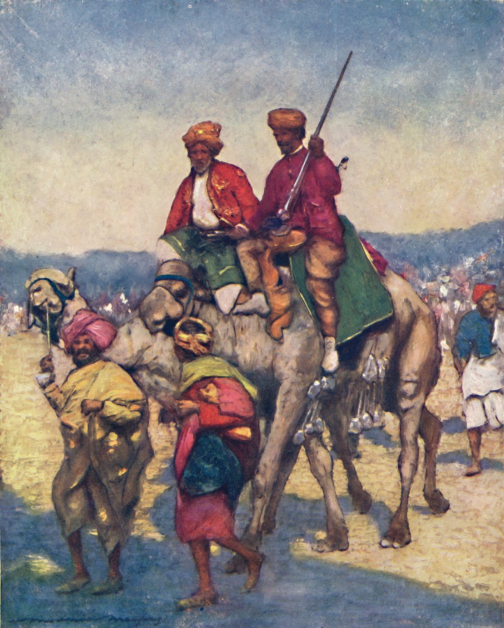 "Velbloudi z Mysore", 1903 od Mortimer L Menpes