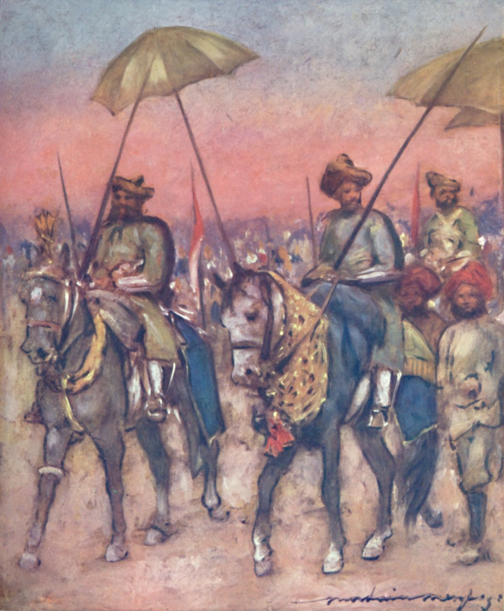 "Náčelníci státu Shan", 1903 od Mortimer L Menpes