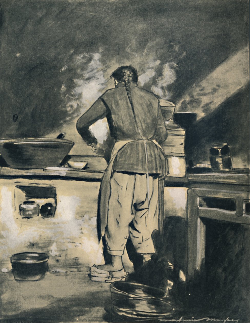 Čínský kuchař, 1903 od Mortimer L Menpes
