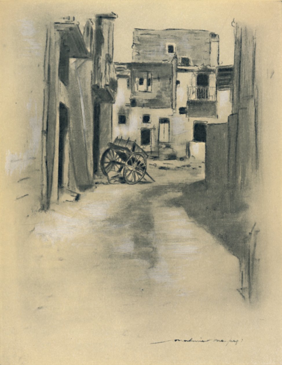 Opuštěné domy, 1903 od Mortimer L Menpes