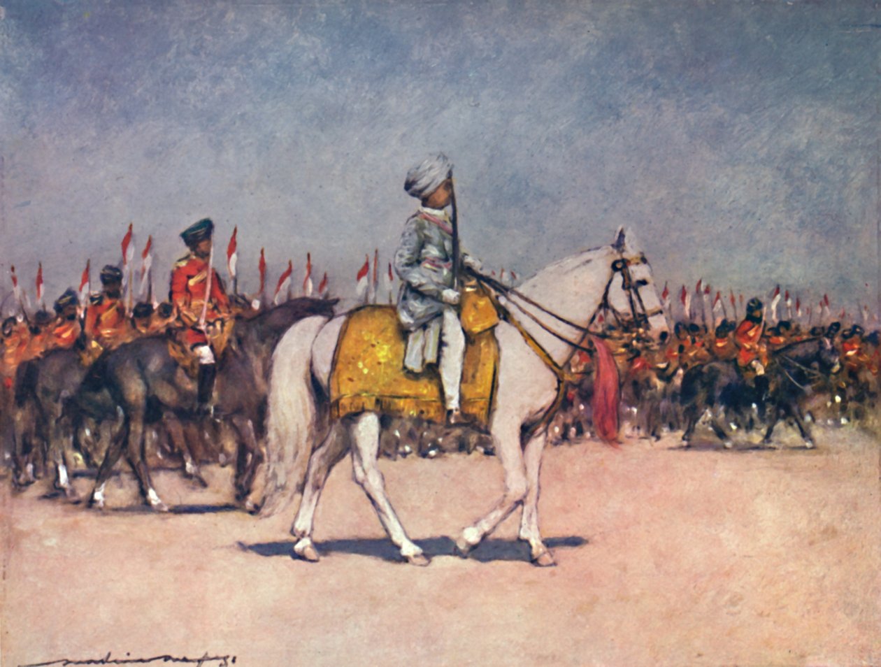 „Jeho Výsost maharádža z Patialy“, 1903 od Mortimer L Menpes