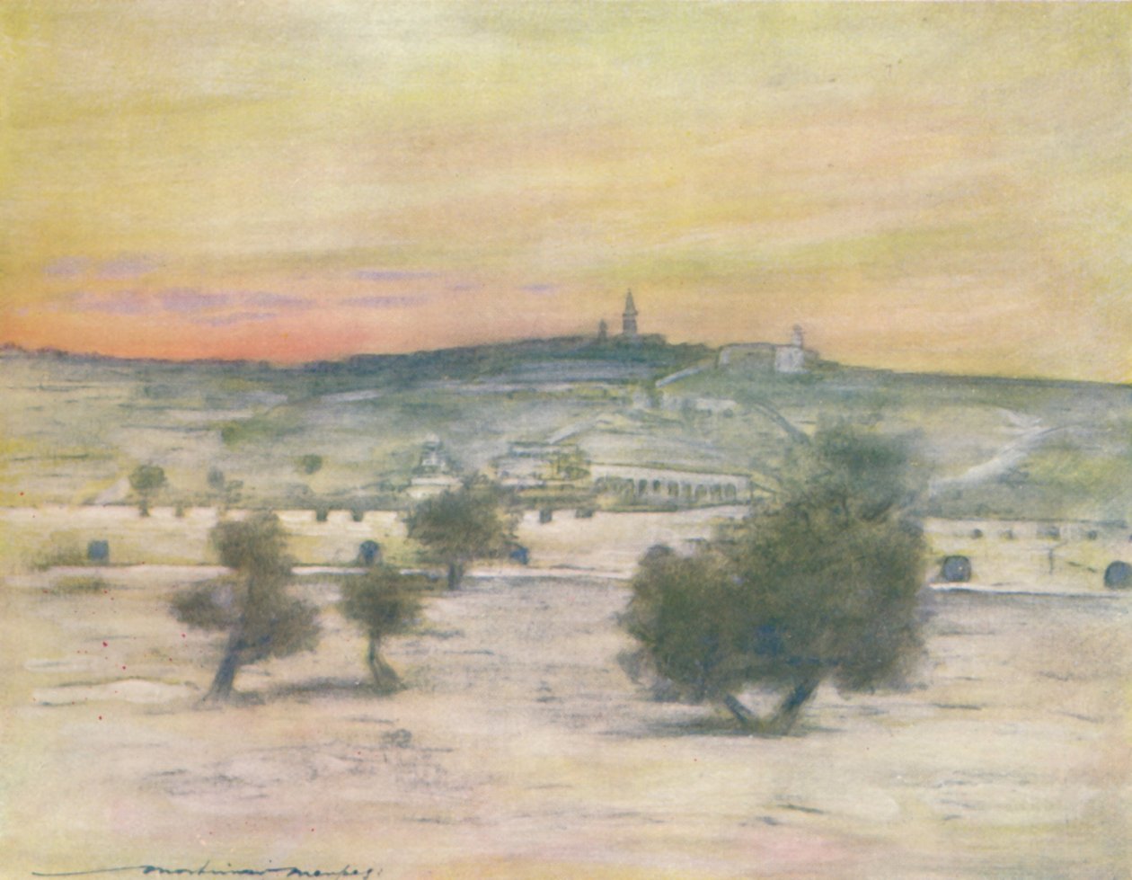 "Jeruzalém", 1903 od Mortimer L Menpes