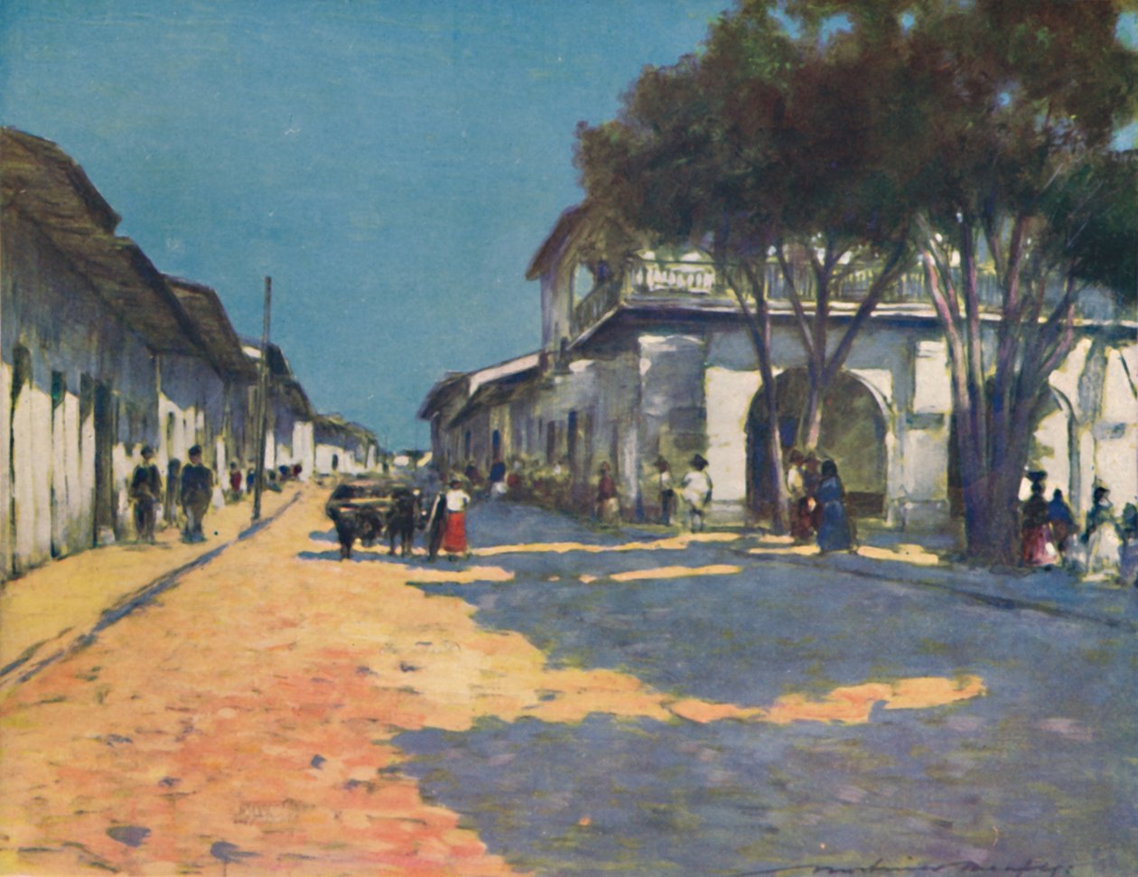 "Mexico City", 1903 od Mortimer L Menpes