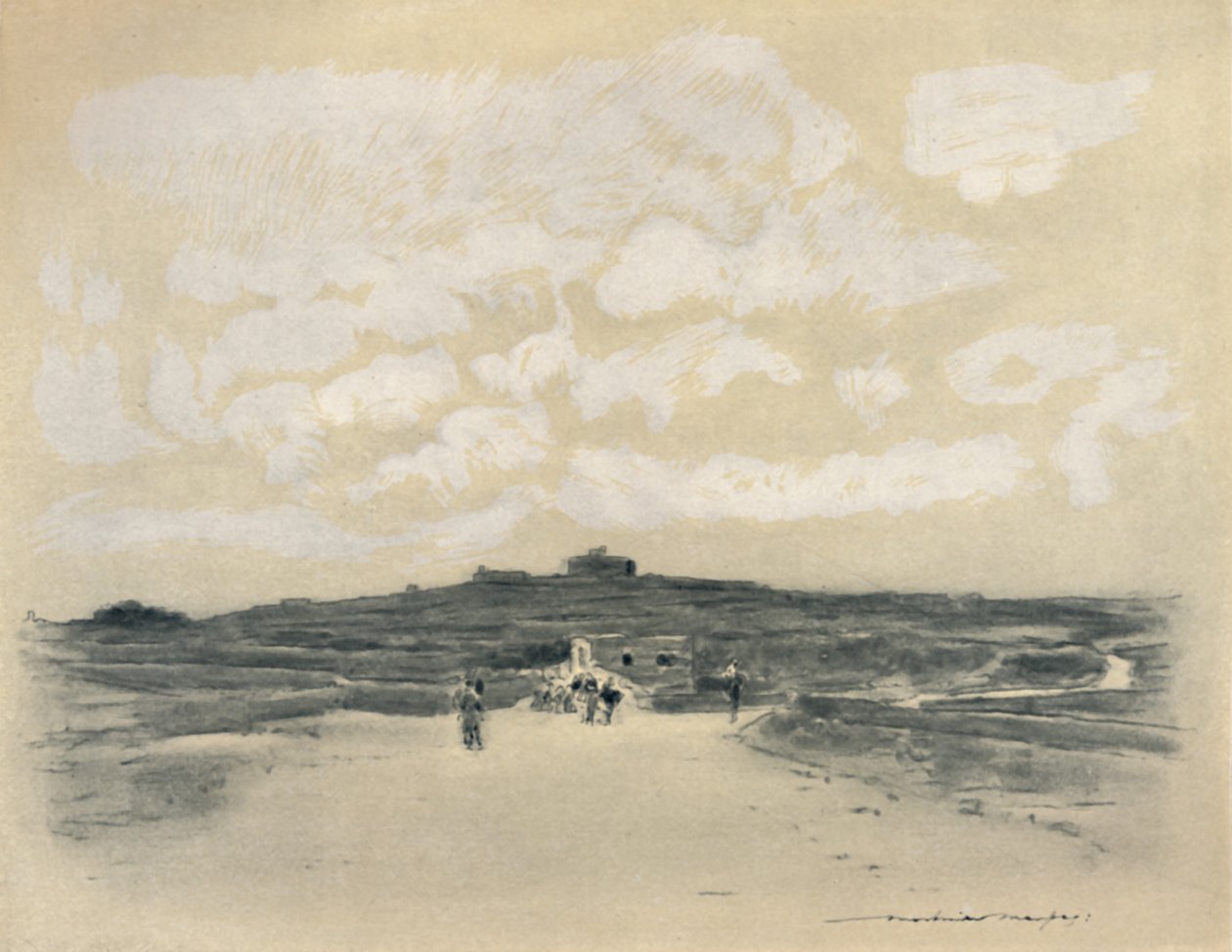 „Na cestě do Betléma“, 1903 od Mortimer L Menpes