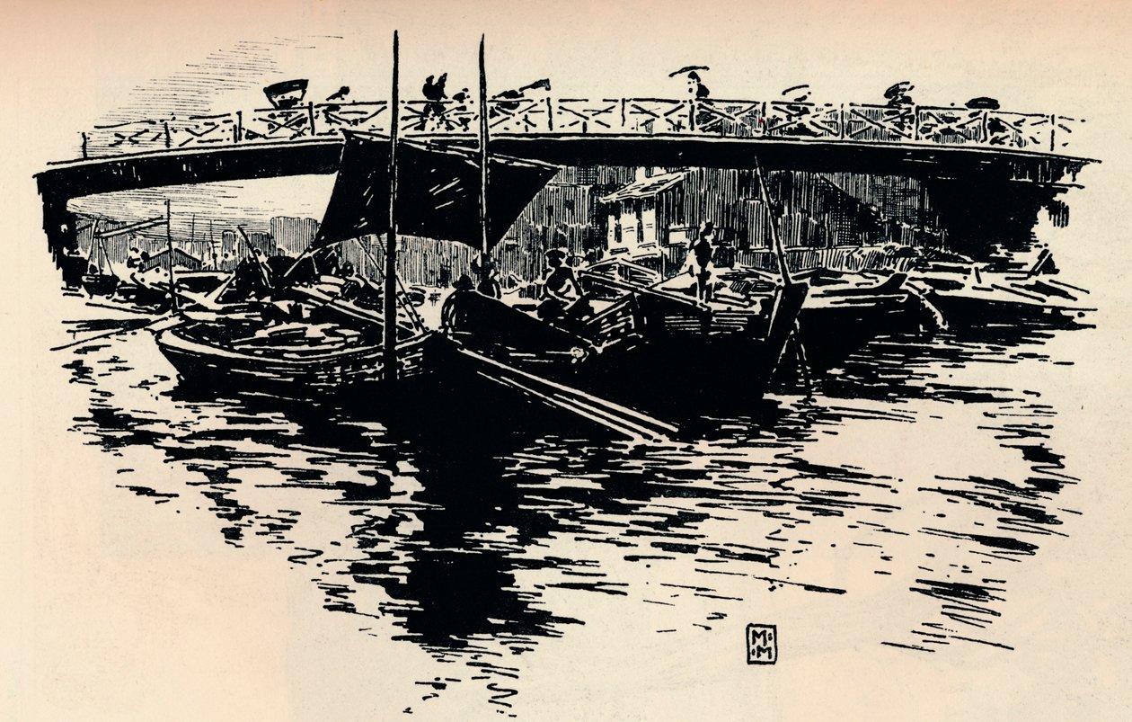 Osaka, Japonsko, 1900. od Mortimer L Menpes