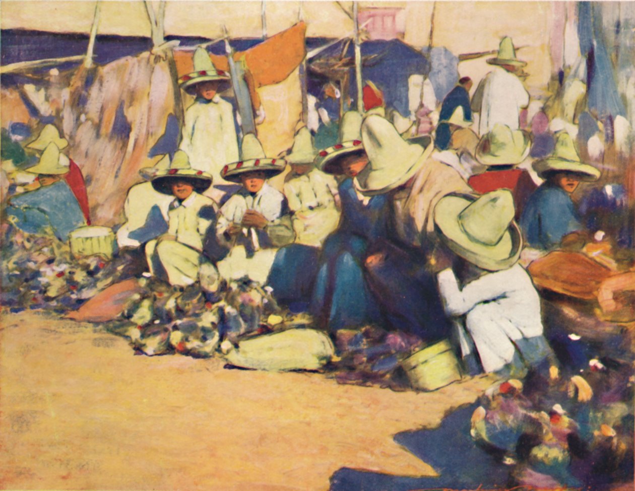 "Puebla", 1903 od Mortimer L Menpes