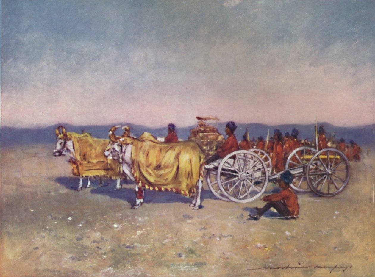„Zlatá a stříbrná děla Baroda, 1903 od Mortimer L Menpes