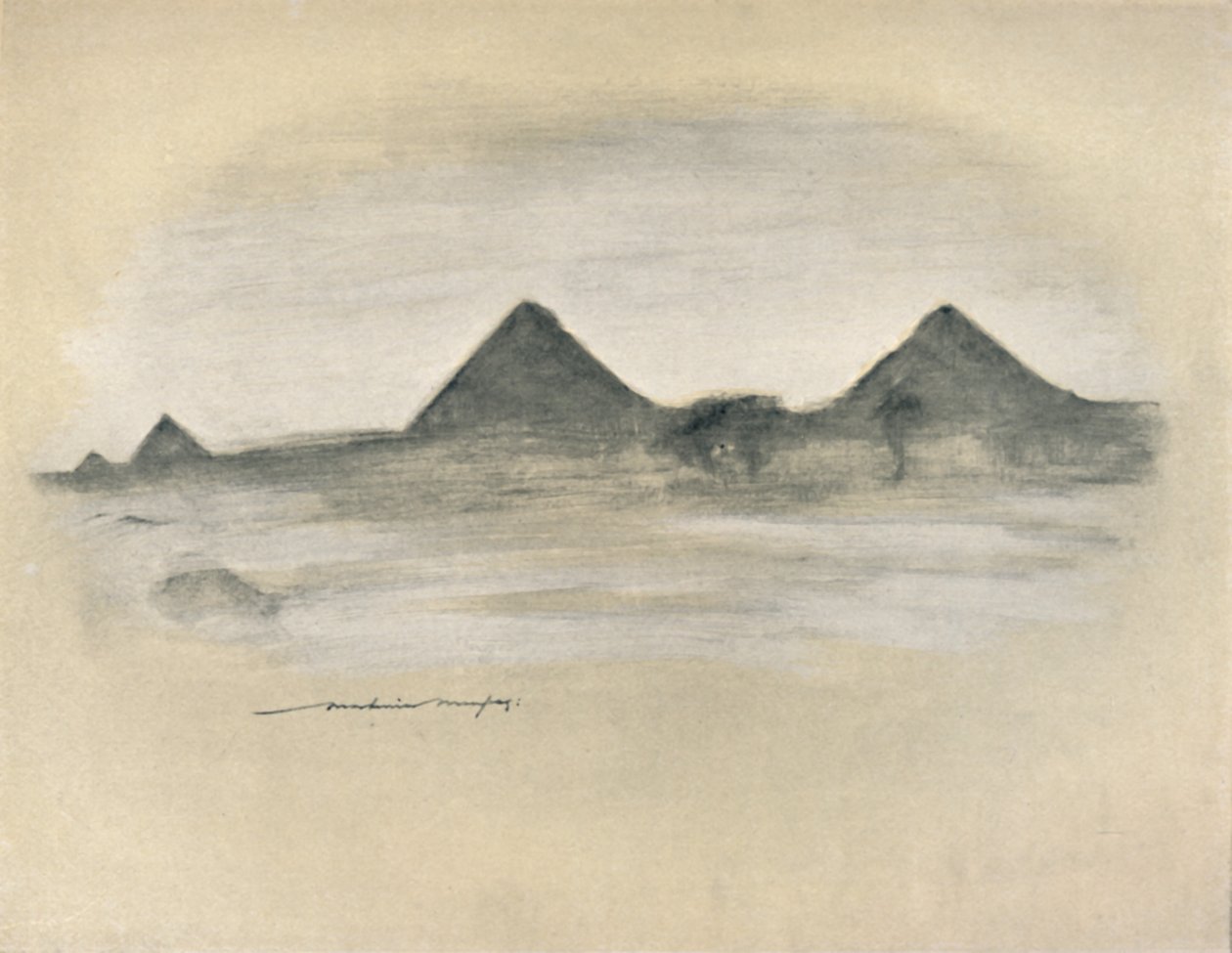 "Pyramidy", 1903 od Mortimer L Menpes