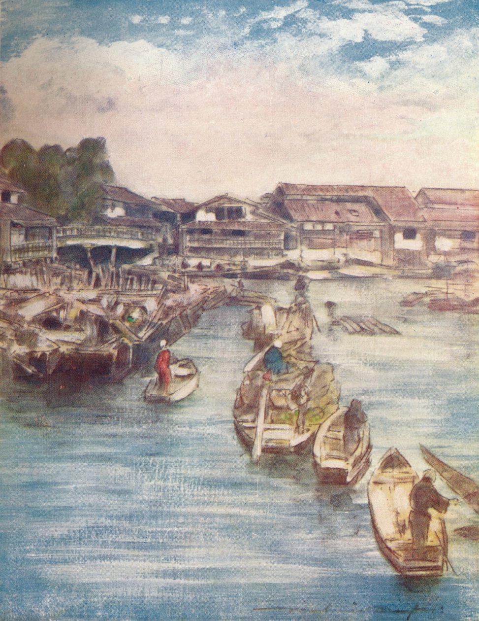 „Japonské Benátky“, c1887, 1901 od Mortimer L Menpes