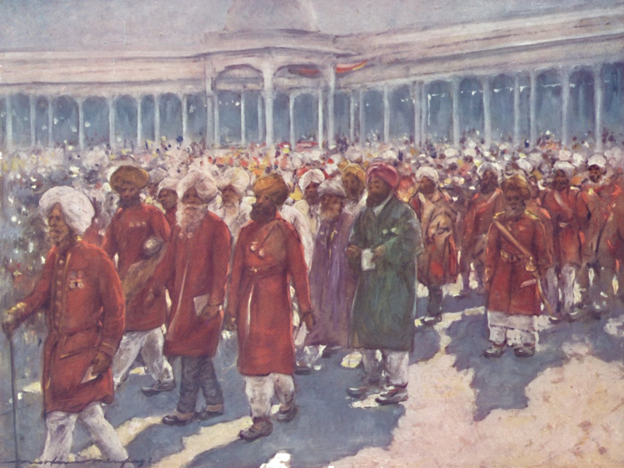 „Veteráni vzpoury na Velký den“, 1903 od Mortimer L Menpes