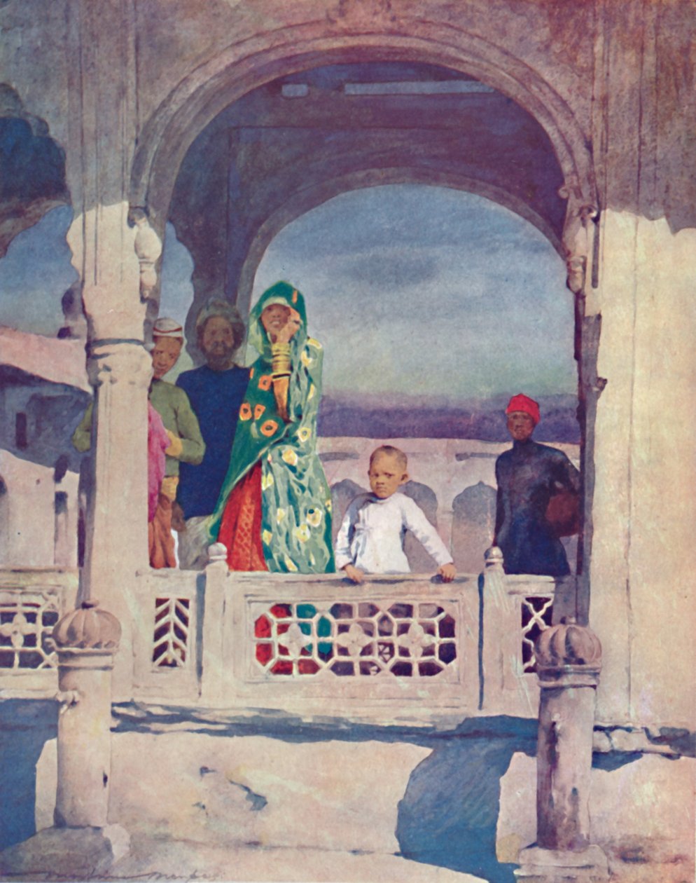 „Sledování přehlídky“, 1903 od Mortimer L Menpes