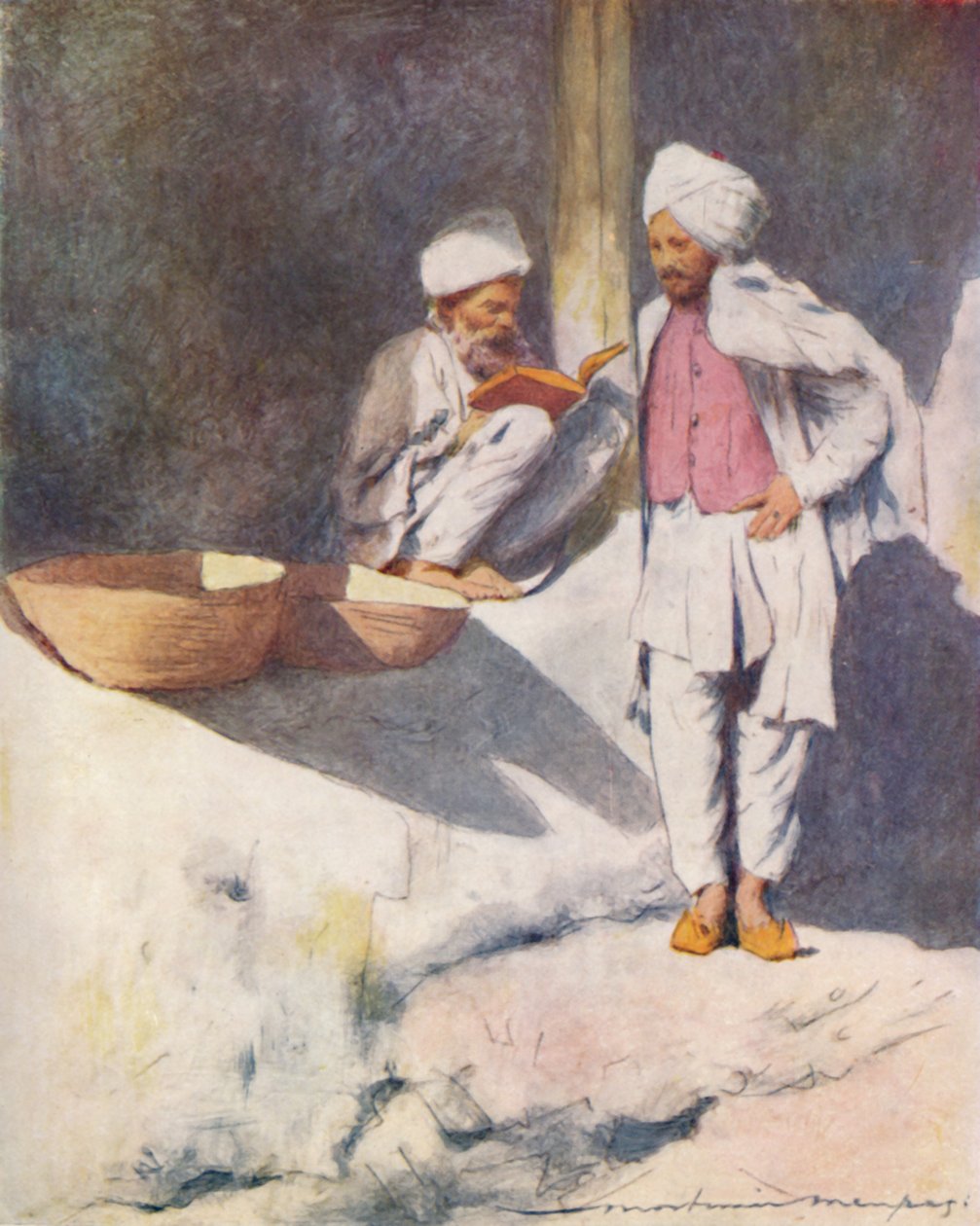 Učený muž z Peshawur, 1905 od Mortimer Ludington Menpes