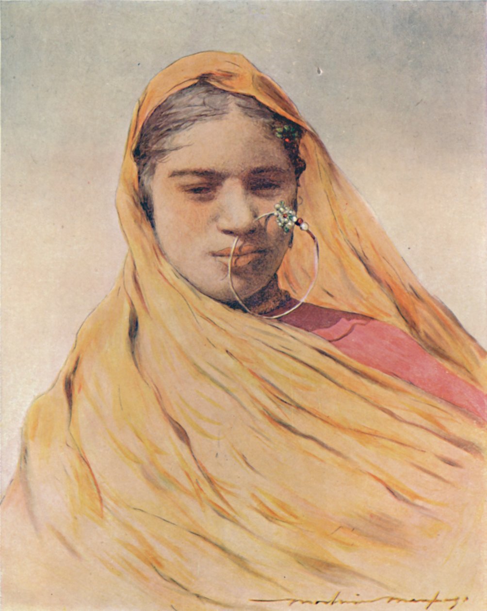 Rodná nevěsta, 1905 od Mortimer Ludington Menpes