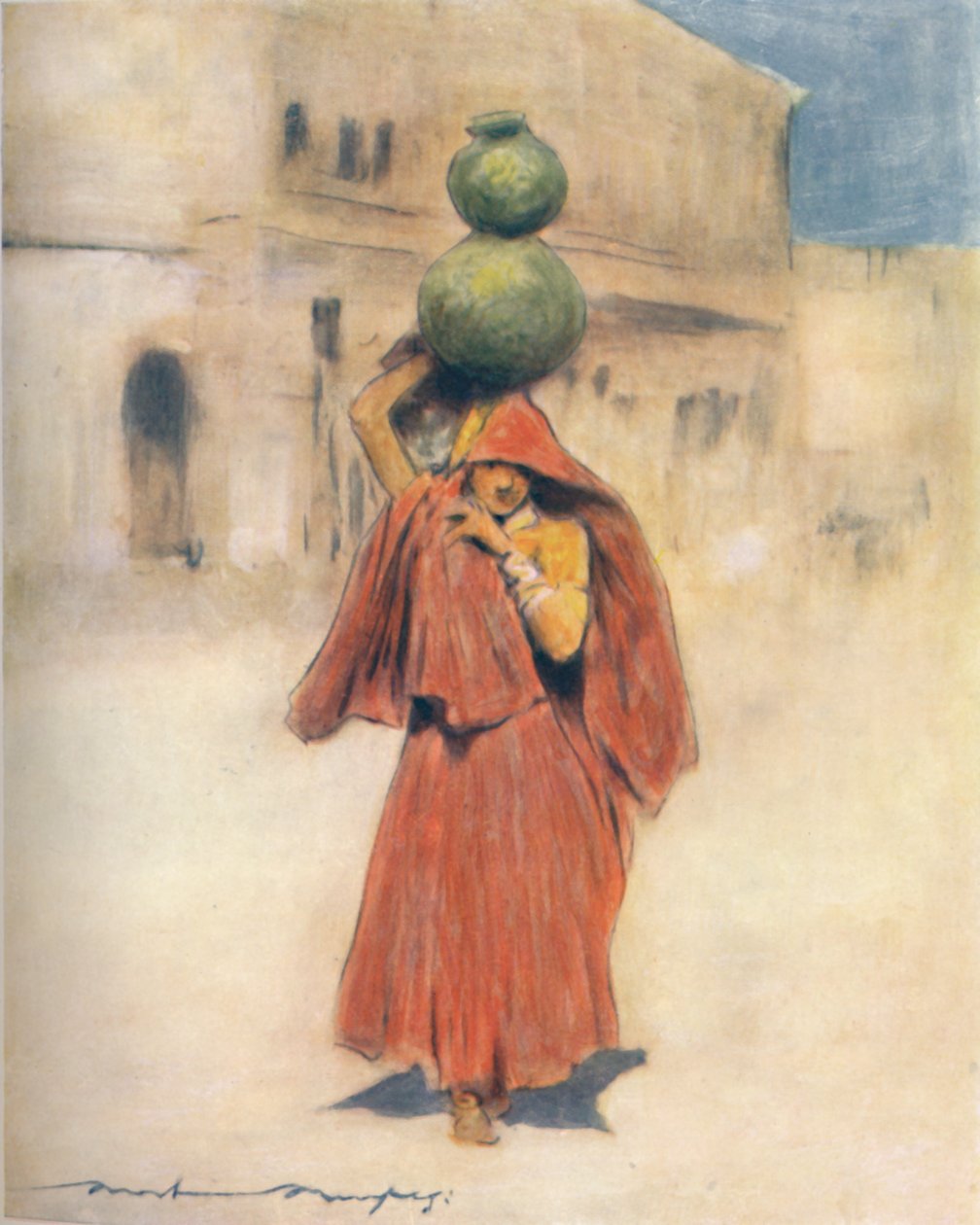 Nosič vody, 1905 od Mortimer Ludington Menpes