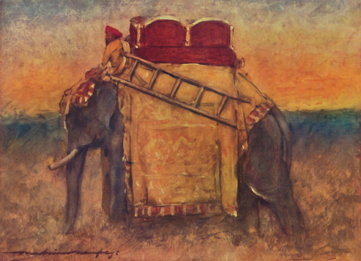 An Elephant of Central India, 1903 od Mortimer Ludington Menpes